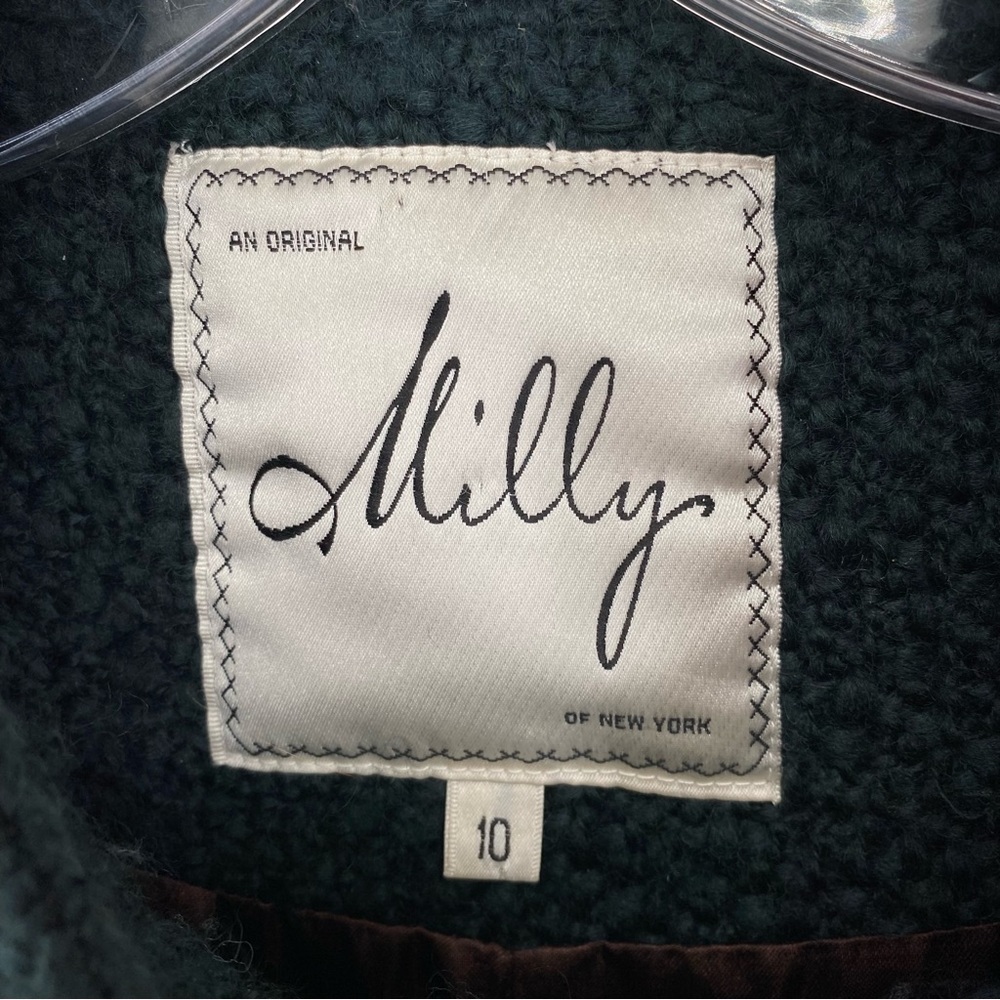Milly New York Vintage Wool Button Front Pea Coat - Picture 2 of 9